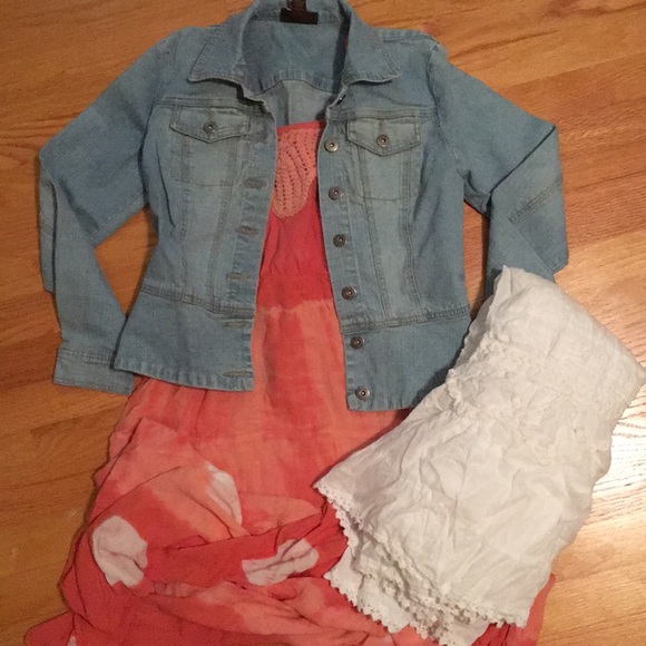 Dresses & Skirts - BUNDLE - maxi skirt, dress & jean jacket
